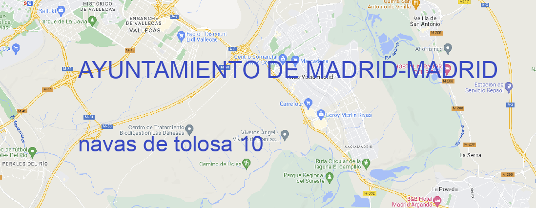 Oficina AYUNTAMIENTO DE MADRID MADRID
